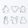 New Year. A set of cookies "New Year's yummy", 6 pcs