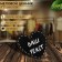 Cretaceous price tag "suspended" 8 × 5.8, heart with dotted line, (packaging 10 pcs.), Black and white color