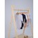Body Body on buttons with Rant Base anti-ticaras, seams outward, height 62 cm, color light gray melange