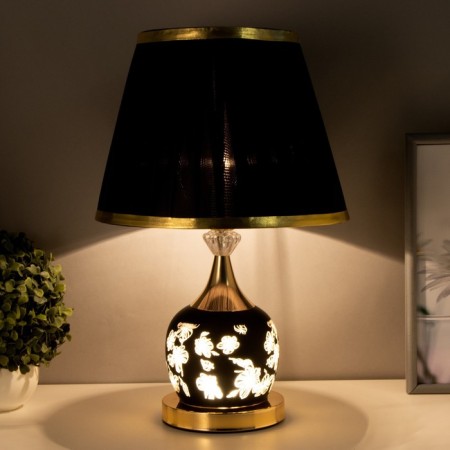 Alvi table lamp 1x60W E27 black and gold 28x28x45 cm Risalux-2