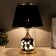 Alvi table lamp 1x60W E27 black and gold 28x28x45 cm Risalux