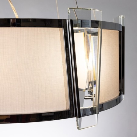 Suspended chandelier Arte Lamp Grato A4079LM-6CC, E14, 6x40 W, 55x55x22 cm, Chrome-2