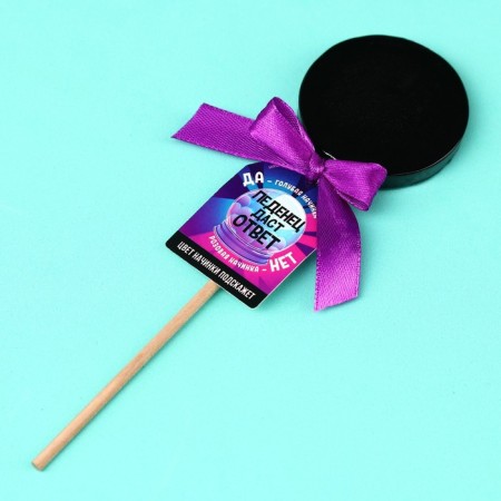 Lollipop "give an answer" two -layer on a stick, taste: peach, 25 g.-2