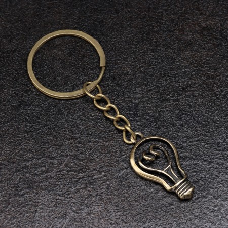 Souvenir-codes "Light bulb", brass, amber