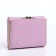 Women's wallet on the button, lilac color