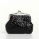 Women's wallet on the farmar, black color