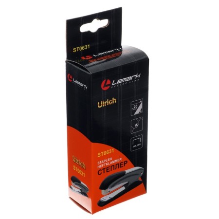 Stapler Lamark Ulrich No. 24-26/6, up to 20 sheets, gray-3