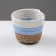 Kashpo wicker "Namibia", 15.5x15.5x13.5 cm, natural, blue, white