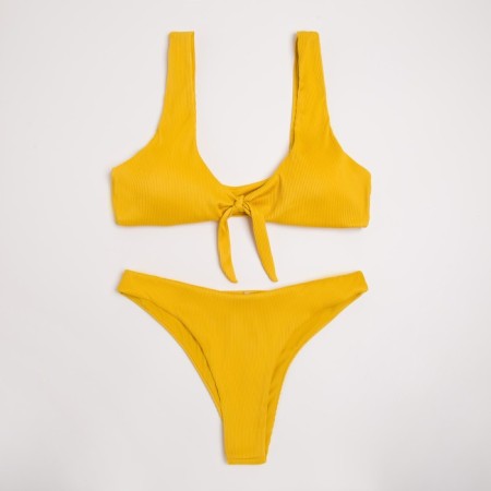 Separate Minaku “Summer Time” swimsuit, mustard color, size 50-6