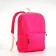 Young backpack from a lightning textile, 2 pockets, raspberry color