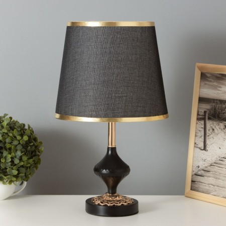 Table lamp "waist" 1x40W E27 Black/gold 25x25x43cm