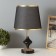 Table lamp "waist" 1x40W E27 Black/gold 25x25x43cm