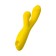 Eromantica Mia Vacuum-wave stimulator with vibration and tongues, 22 cm, silicone, yellow color
