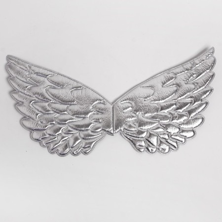 Carnival wings "angel", for children, silver color