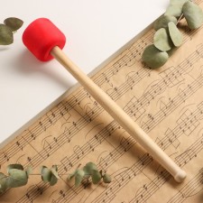 A hammer-collar for the drum Music Life, Red, 33 x 5 cm