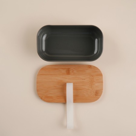 Steel SL Home, 21.5 × 12.5 × 6 cm, with a bamboo cover-3