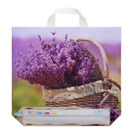 Package "Basket of Tyvice", polyethylene with a loop pen, 38 x 34 cm, 70 μm-1