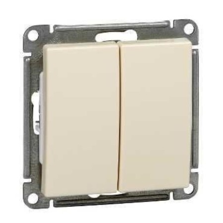 Switch Sche vs510-252-2-86 W59, joint venture, 10a, 2 keys, elephants bone