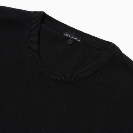 Male jumper, black color, size 54 (3xl)-4