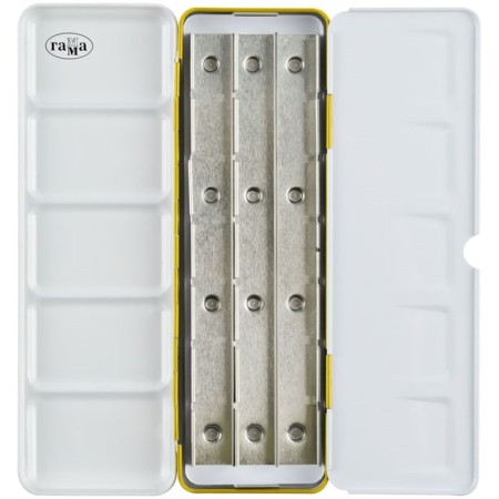 Penal for watercolors Metal gamma, 21 cuvette, gold-4