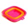 Folding bucket for sandbox, pink color