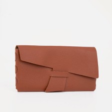 Puffing glasses, brown color