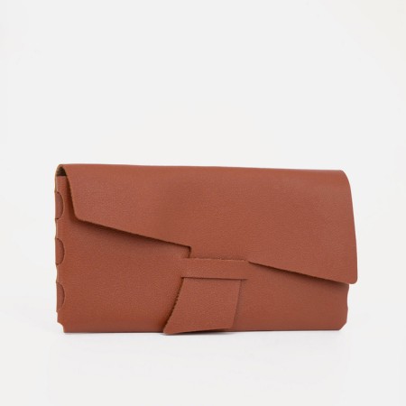 Puffing glasses, brown color