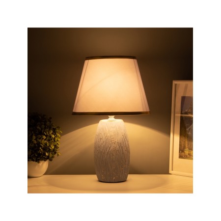 Table lamp "Kloyd" 1x40W E27 gray/gold 25x25x40cm-1