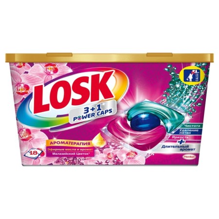 Losk washing "Malaysian flower", 18 pcs