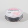 Decorative tape, nylon/satin, 20 mm, 18 ± 1 m, silver color