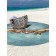 Pareo and beach rug "Surrealistic creation", D = 150 cm