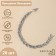 Clothespins of linen shade, 4.5 cm, 20 pcs, silver color