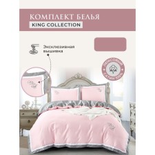 Постельное бельё евро Diva Afrodita King collection, размер 230х250 см, 200х230 см, 50x70 см - 2 шт