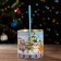Gift box, tube "Funny beasts" 120 x 120 mm (100 mm intra -height)