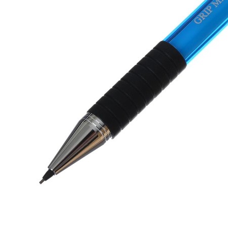 Mechanical pencil 0.7 mm Faber-Castell Grip Matic 1377 with an eraser, blue-3