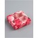 Box for sweets 4 pcs "Present", 12.6 x 12.6 x 3.5 cm. Confectionery packaging