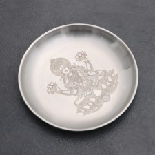 Lakshmi incense stand, d = 14cm, metal