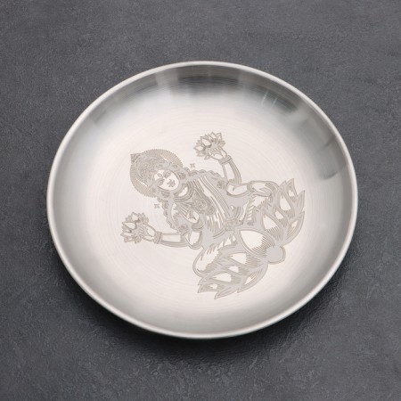 Lakshmi incense stand, d = 14cm, metal