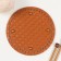 The basis for knitted products to the leatherette "Round braid" brown 15x15 cm