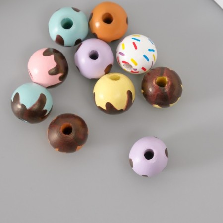 Beads for creativity tree "Sweets" set 10 pcs d = 1.6 cm-2