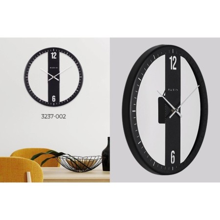 Watching interior, made of metal loft, D-32 cm, silent, black-5
