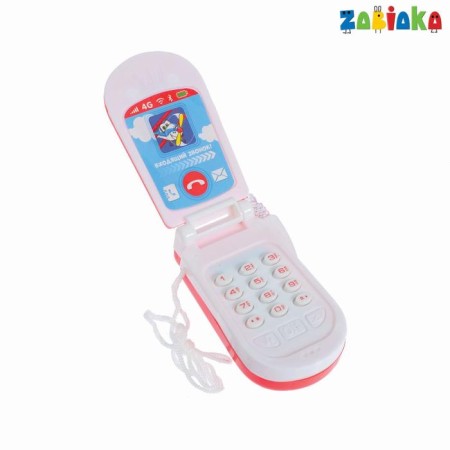 Musical phone number “The fastest!”, Russian voice acting, light effects, works from batteries, mix-2