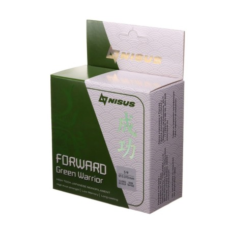 Nisus Forward Warrior fishing line, diameter 0.370 mm, test 10.45 kg, 150 m, green-1