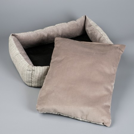 Lynchy-divan with a bilateral pillow, 53 x 42 x 11 cm, mix of flowers-6