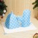Set for a bath with a print "Water Dragon": a hat, mitten, rug, blue, p. 41-43
