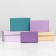 A set of rectangular boxes of 15v1 "lavender" 47.5 x 36 x 17.5- 13 x 8 x 4.5 cm