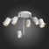 Ceiling lamp ST LUCE. SL597.502.06. 6x3 W, GU10, 3000K, 21x21x42 cm, white color