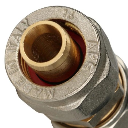Connecting coupling stout SFS-0005-000016, D = 16 x 16 mm, for metal-plast. pipes, screw-3