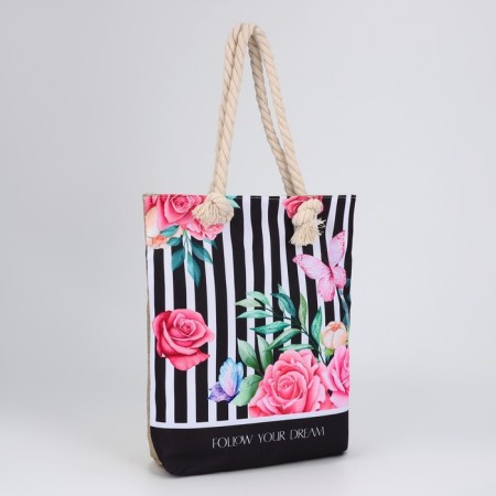 Women's beach bag "Follow Your Dream", 35x40 cm-1