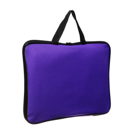 Folder with handles Textile A4, 360 x 270 x 20 mm, "Office" 1Sh421, inner pocket, purple-6